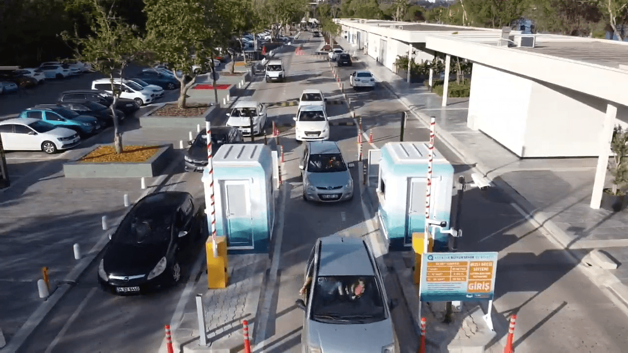 Otopark Sahası Kamera Görüntüsü